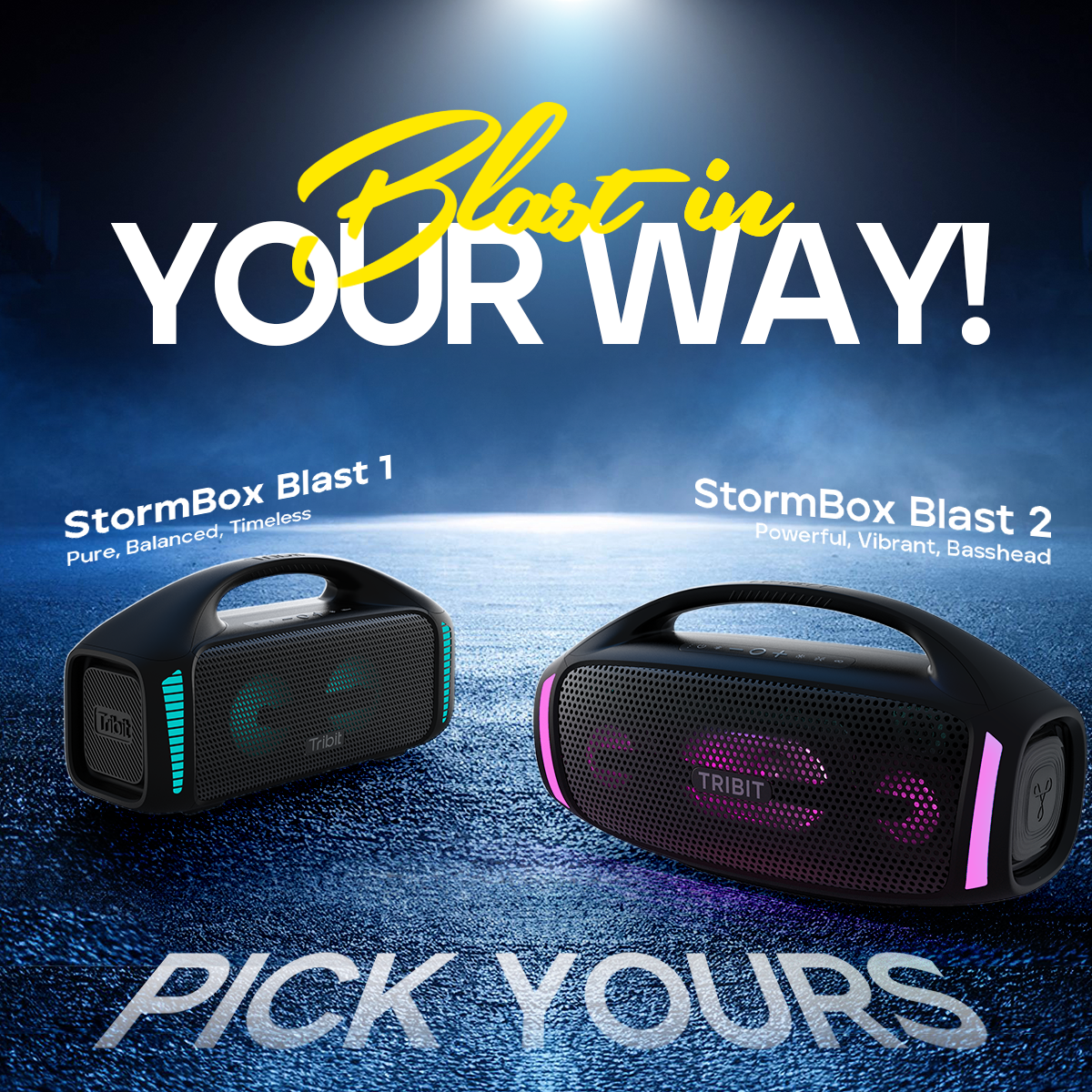 Blast in Your Way! Pick yours Blast Speaker!