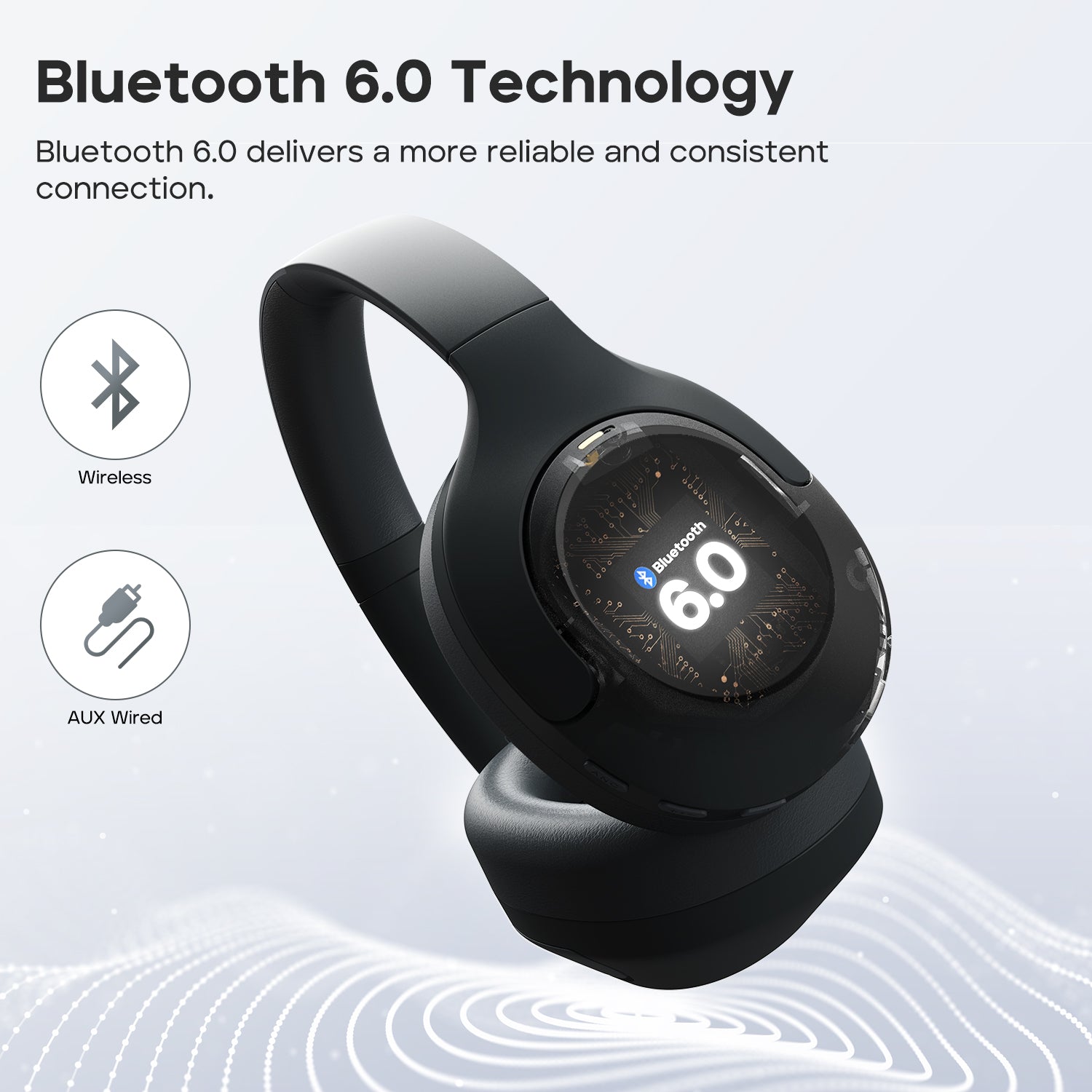 TRIBIT QuietPlus 81 Over-Ear Headphones