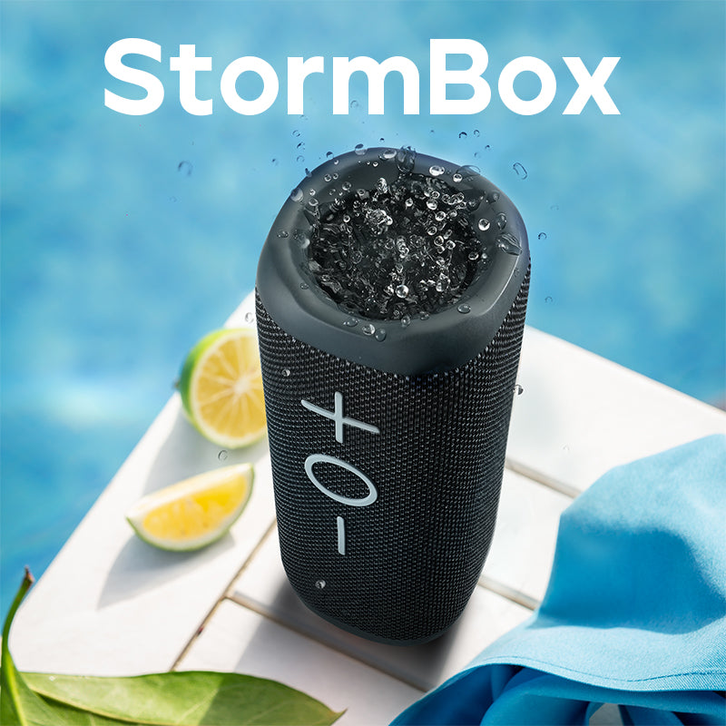 StormBox  Audio speakers with 360° Surround Sound, XBass Tech,TWS Pairing Portable Wireless Speaker for  indoor and outdoor