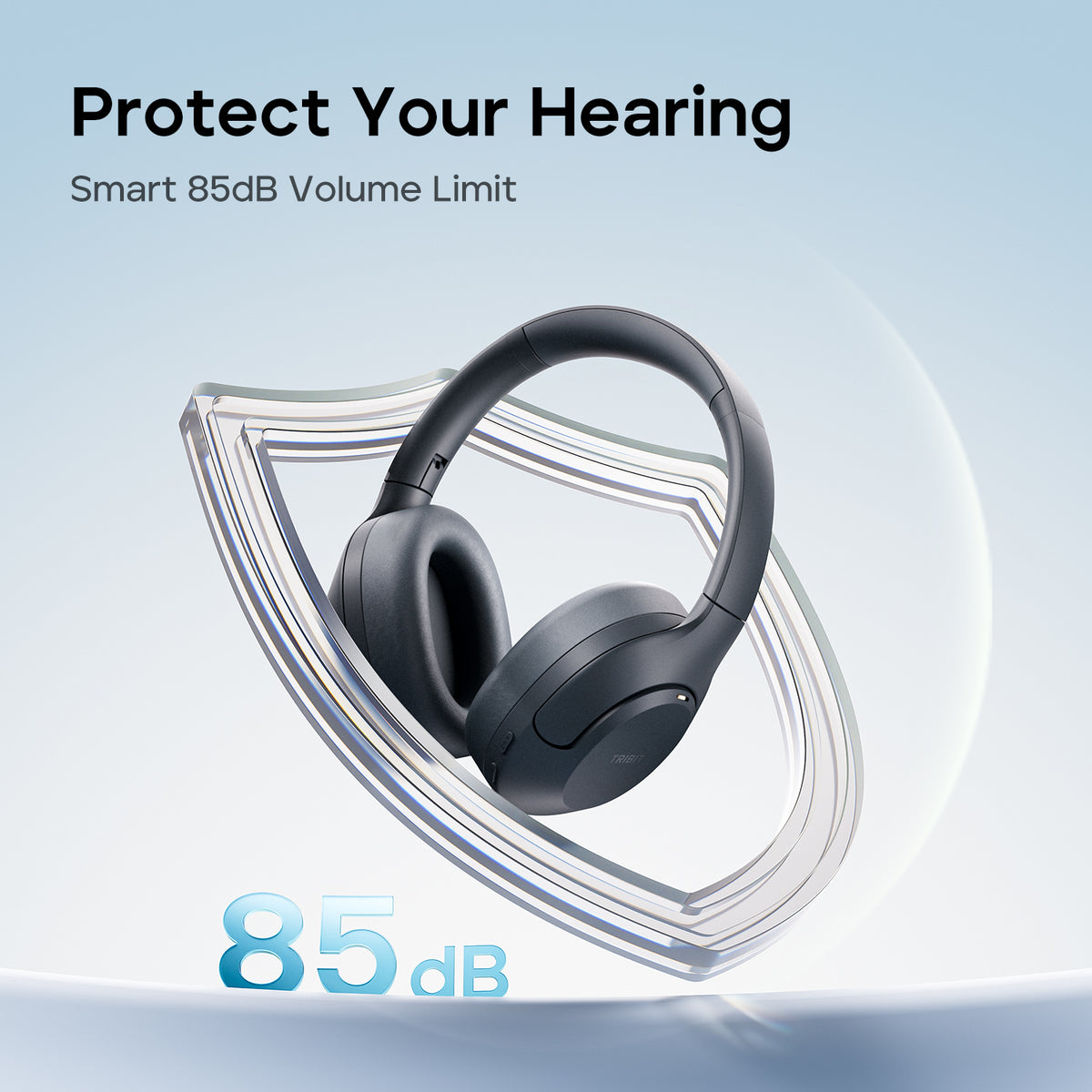 TRIBIT QuietPlus 81 Wireless Over-Ear Headphones