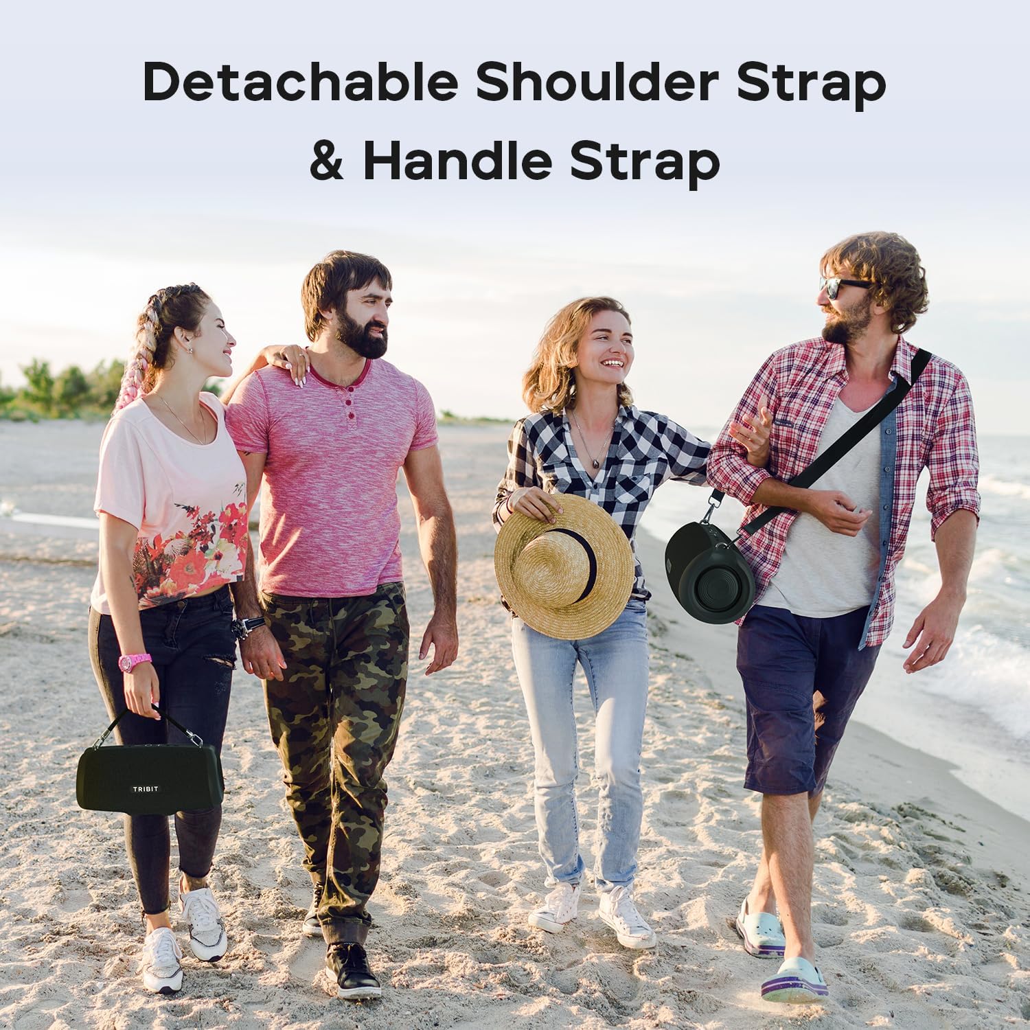 TRIBIT StormBox Lava Portable Bluetooth Speaker - Gray