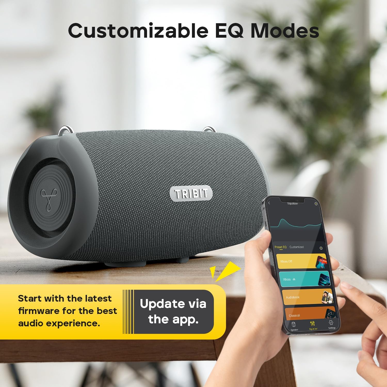 TRIBIT StormBox Lava Portable Bluetooth Speaker - Gray