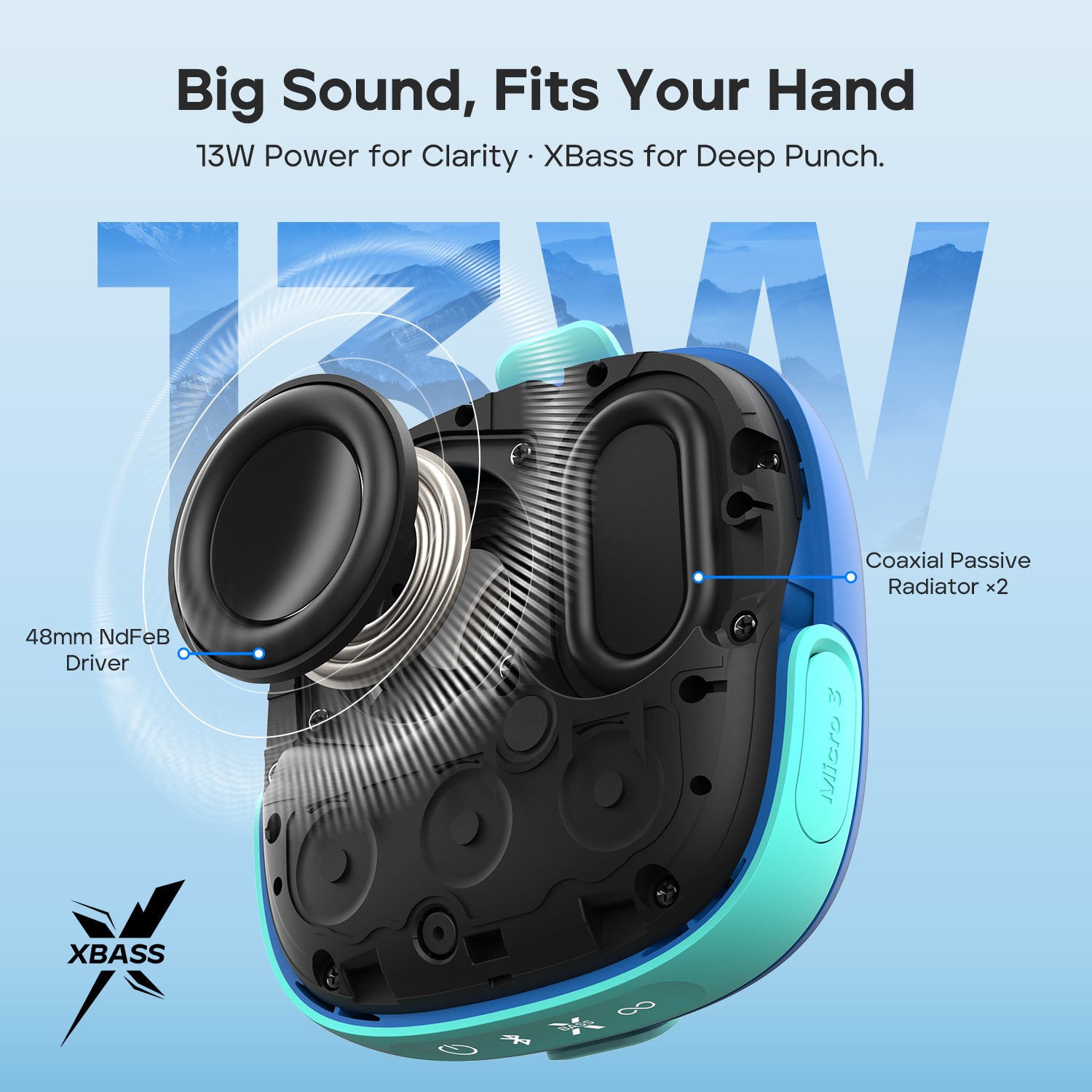 TRIBIT StormBox Micro 3 Portable Speaker